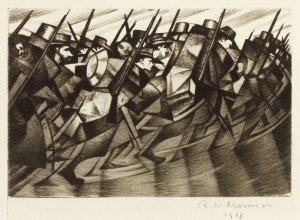 lot-10-c-r-w-nevinson-returning-to-the-trenches 1